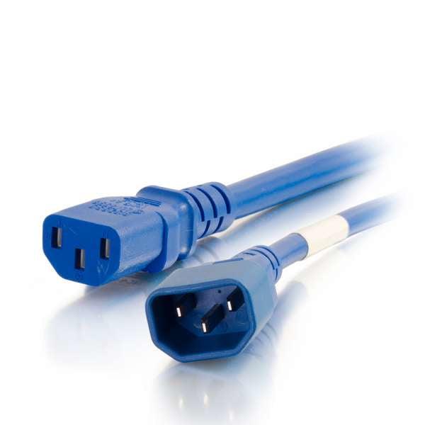 C2G 17516 Power Cable Blue 3 M C14 Coupler C13 Coupler