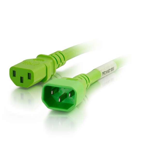 C2G 17519 Power Cable Green 3 M C14 Coupler C13 Coupler