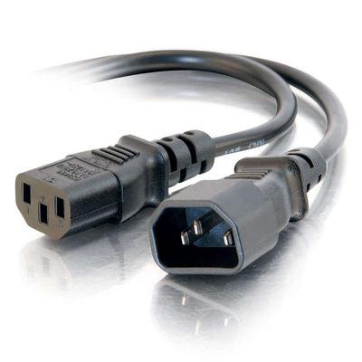C2G 29964 Power Cable Black 0.3 M C14 Coupler C13 Coupler