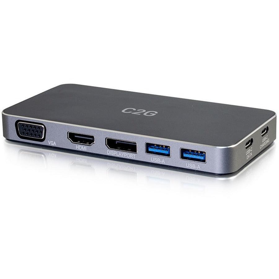 C2G C2G54477 Notebook Dock/Port Replicator Wired Usb 3.2 Gen 1 (3.1 Gen 1) Type-C Black