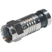 C2G Rg59 Compression F-Type Wire Connector Silver