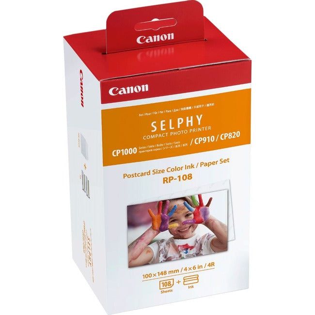 Canon Rp-108 Original Ink Cartridge/Paper Kit