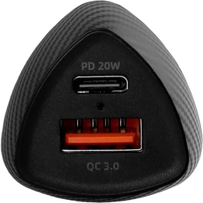 Car Charger Usb-C Pd 20W,Usb-A 3.0 Quick Charge