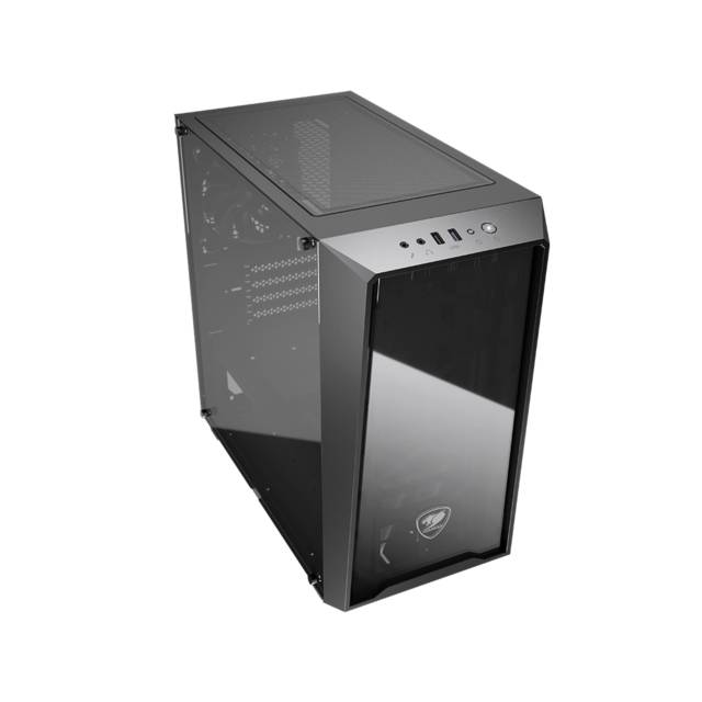 Cougar Mg120-G E Mini Tower Case With Tempered Glass Side Window