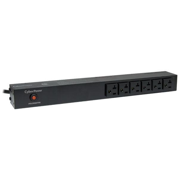 Cyberpower Pdu20B6F8R Power Distribution Unit (Pdu) 14 Ac Outlet(S) 1U Black