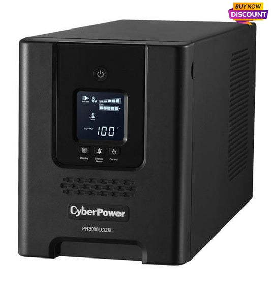 Cyberpower Pr3000Lcdsl Uninterruptible Power Supply (Ups) Line-Interactive 3 Kva 2700 W 7 Ac Outlet(S)