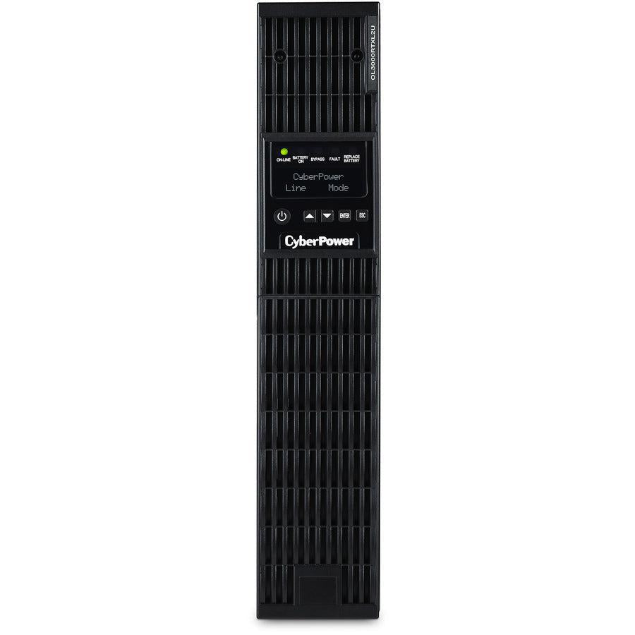 Cyberpower Ol3000Rtxl2U Uninterruptible Power Supply (Ups) Double-Conversion (Online) 3 Kva 2700 W 7 Ac Outlet(S)