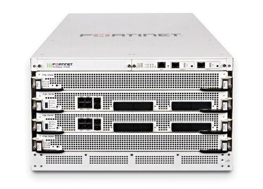 Fortinet 6U 4-Slot Chassis With 2X Fpm-7620E Processor Modules, 2X Fim-79Xxe-C Specified At Fg-7040E-8-Dc