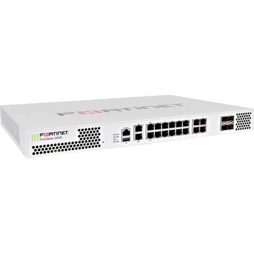 Fortinet Fortigate-200E Hardware Plus 5 Year 24X7 Forticare And Fortiguard Unified Threat Protection (Utp)