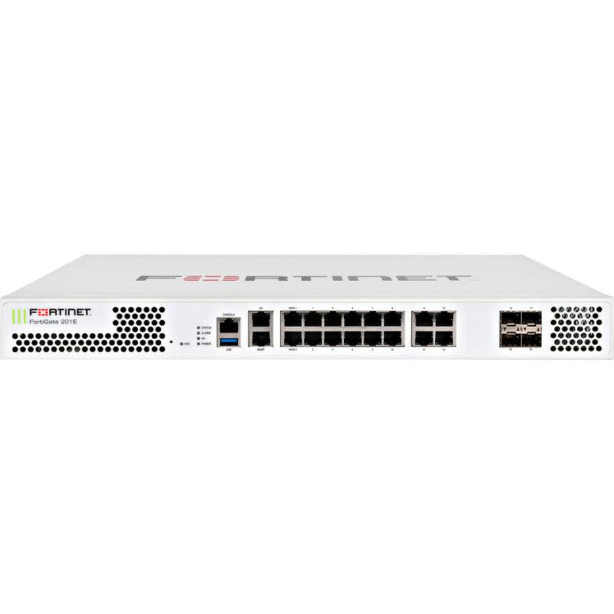 Fortinet Fortigate-201E Hardware Plus 5 Year 24X7 Forticare And Fortiguard Unified Threat Protection (Utp)