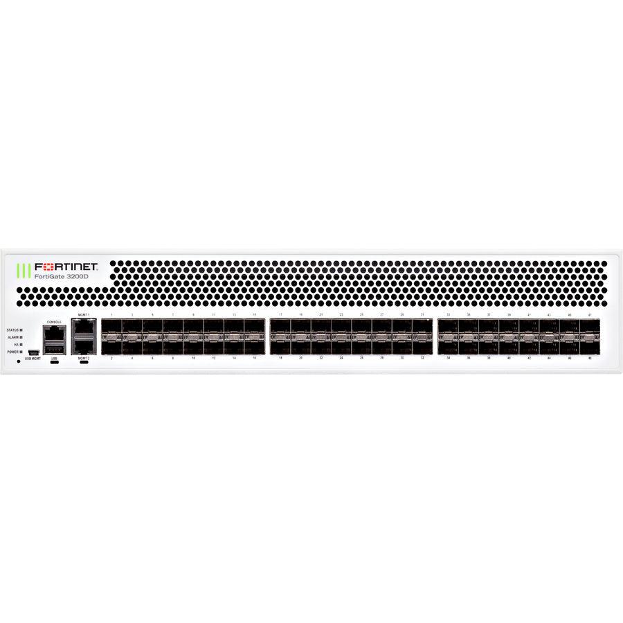 Fortinet Fortigate-3200D Hardware Plus 3 Year 24X7 Forticare And Fortiguard Unified Threat Protection (Utp)