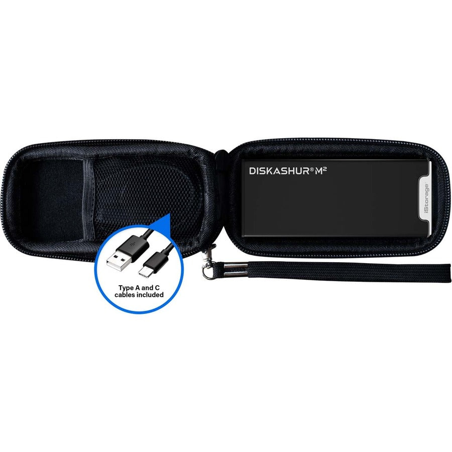 Istorage Diskashur M2 2 Tb Portable Rugged Solid State Drive - M.2 2280 External - Taa Compliant