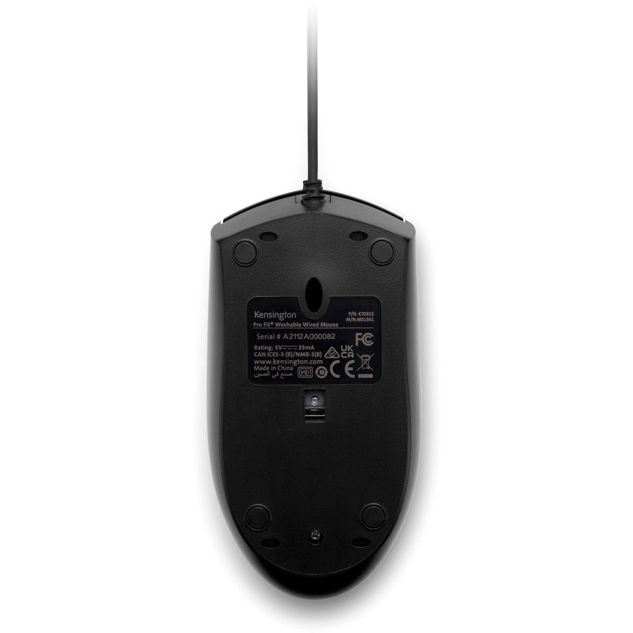 Kensington Pro Fit® Wired Washable Mouse