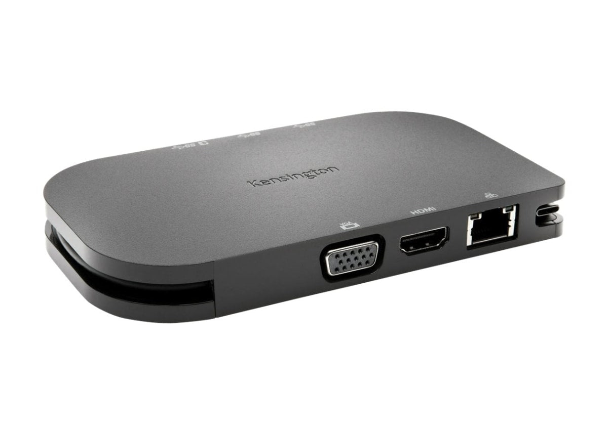 Kensington Sd1610P Usb-C Mini Mobile 4K Dock W/ Pass-Through Charging For Microsoft Surface Devices