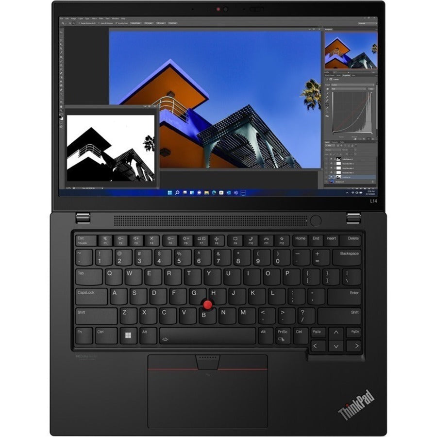 Lenovo Thinkpad L14 Gen 3 21C1004Mus 14" Touchscreen Notebook - Full Hd - 1920 X 1080 - Intel Core I7 12Th Gen I7-1255U Deca-Core (10 Core) - 16 Gb Total Ram - 256 Gb Ssd - Thunder Black