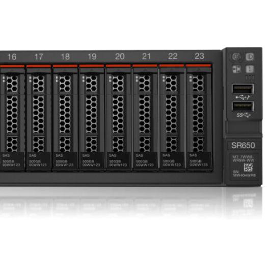Lenovo Thinksystem Sr650 Server 61.4 Tb 2.1 Ghz 16 Gb Rack (2U) Intel® Xeon® 750 W Ddr4-Sdram