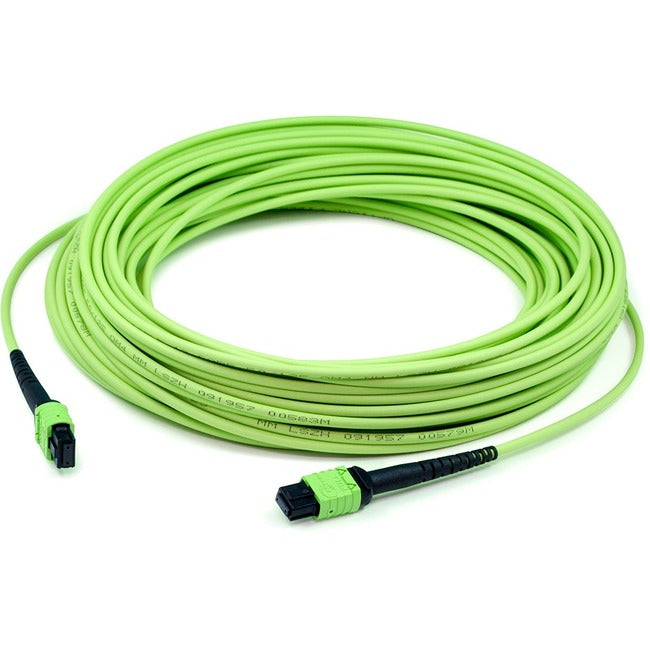 Mpo F/F Patch Cbl,10M Lime Green Om5 Riser Fiber