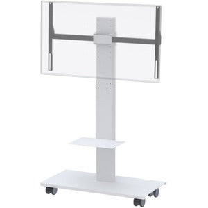 Mobile Stand For 55 Cisco Spark,Board 1-Post Design White Finish