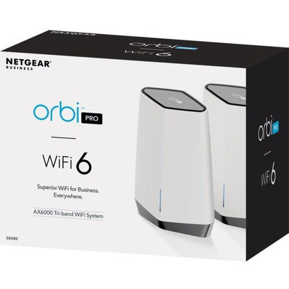 Netgear Orbi Pro Wi-Fi 6 Ieee 802.11Ax Ethernet Wireless Router Sxk80B4-100Nas