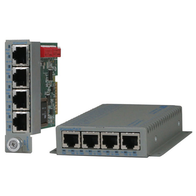 Omnitron Systems Iconverter 8482-4-D 4Gt Ethernet Switch