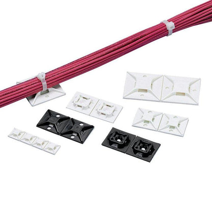 Panduit Abms-A-D Cable Tie Mount Transparent Nylon 500 Pc(S)