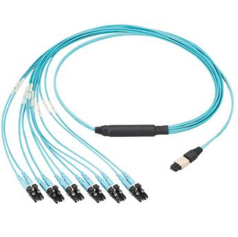 Panduit Fz8Rl7Nqsvnm003 Fibre Optic Cable 3 M Panmpo 8X Lc Om4 Aqua Colour