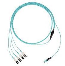 Panduit Fz8Rl7Nusqnm001 Fibre Optic Cable 1 M Panmpo 4X Lc Om4 Aqua Colour