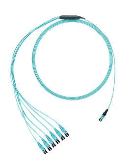 Panduit Fz8Rl8Nqsvnm001 Fibre Optic Cable 1 M Panmpo Lc Om4 Aqua Colour