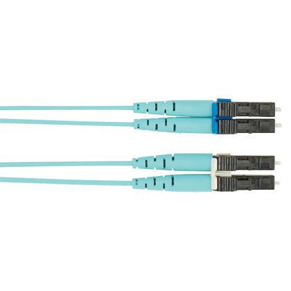 Panduit Fznlcmle2Rm001 Fibre Optic Cable 1 M Mini-Sfp Lc Ofnr Om4 Aqua Colour