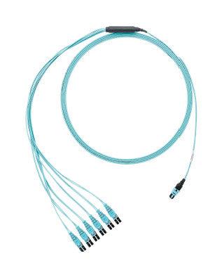 Panduit Fztrp8Nqsonf006 Fibre Optic Cable 1.8 M Panmpo Lc Ofnp Om4 Aqua Colour