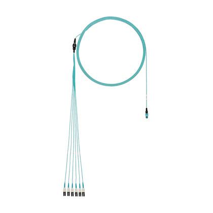 Panduit Fztrp8Nussnf024 Fibre Optic Cable 7.32 M Panmpo Lc Ofnp Om4 Aqua Colour