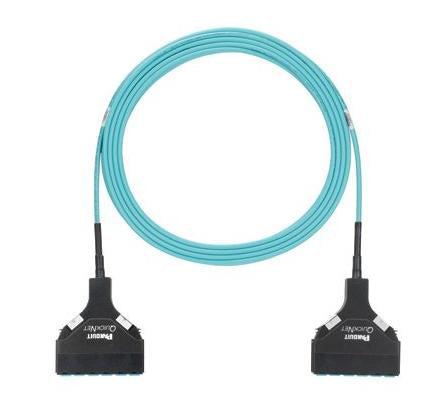 Panduit Fztslxnxnsnm010 Fibre Optic Cable 10 M Lc Ofnp Om4 Aqua Colour