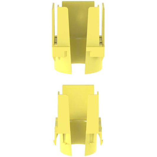 Panduit Fiberrunner&Reg; 1-Port Spillout, 2X2, Yellow