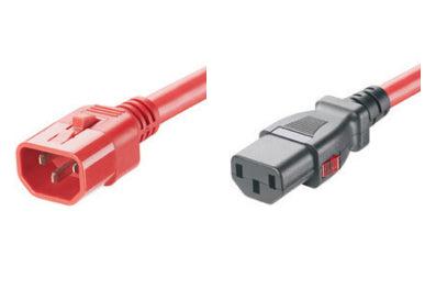 Panduit Lpca05X Power Cable Red 3 M C14 Coupler C13 Coupler