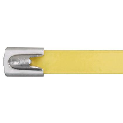 Panduit Mltfc2H-Lp316Yl Cable Tie Releasable Cable Tie Polyester, Stainless Steel Stainless Steel, Yellow