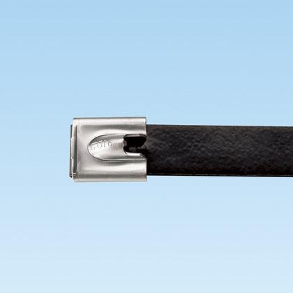 Panduit Mltfc6Eh-Lp316 Cable Tie Releasable Cable Tie Polyester, Stainless Steel Black, Stainless Steel