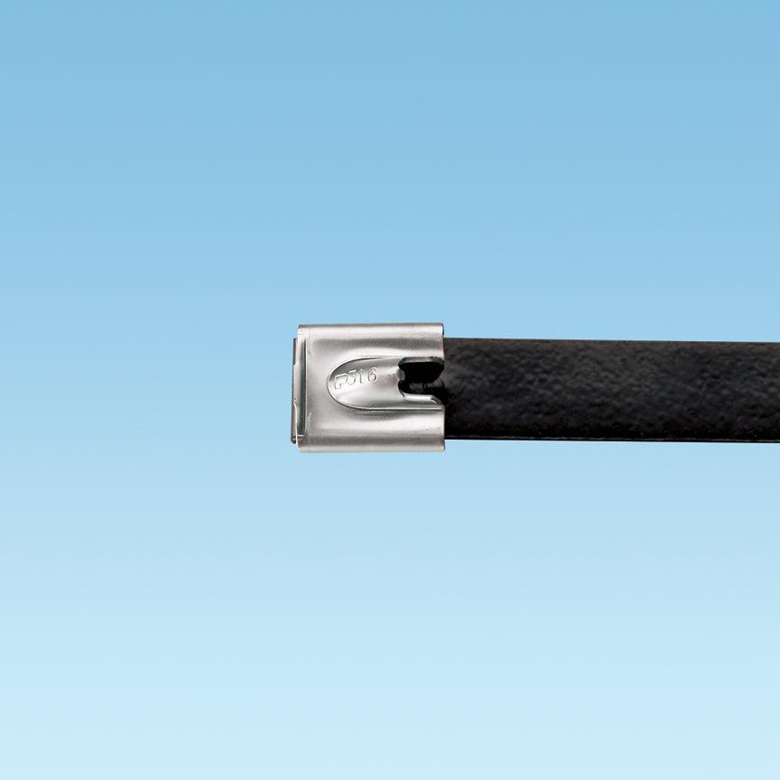 Panduit Mltfc6Sh-Lp316 Cable Tie Parallel Entry Cable Tie Polyester, Stainless Steel Black 50 Pc(S)