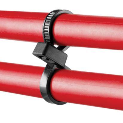 Panduit Plb4H-Tl30 Cable Tie Hook & Loop Cable Tie Nylon Black 250 Pc(S)