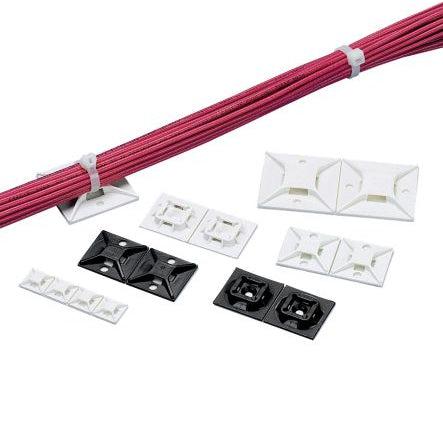 Panduit Sgabm30-A-C Cable Tie Mount White Nylon 100 Pc(S)