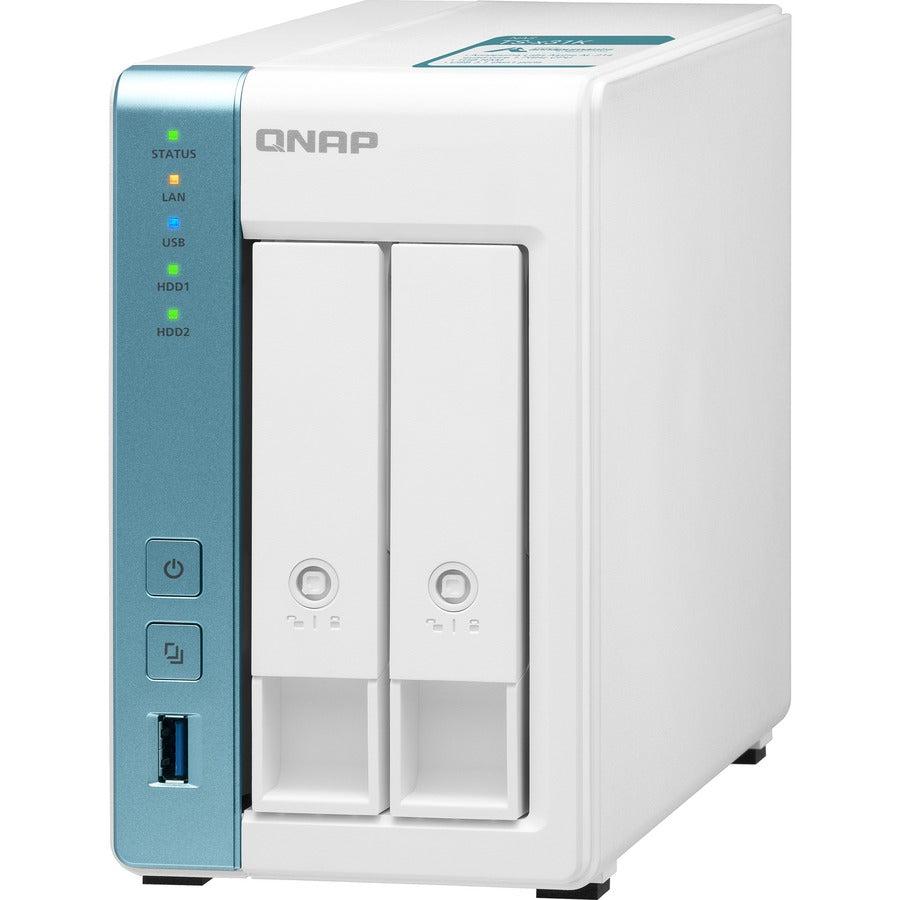 Qnap Ts-231K-Us Annapurnalabs Alpine Al214 1.7Ghz/ 1Gb Ddr3/ 2-Bay Nas For Reliable Home And Personal Cloud Storage