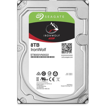 Seagate Ironwolf 8Tb Nas Hard Drive 7200 Rpm 256Mb Cache Sata 6.0Gb/S Cmr 3.5" Internal Hdd For Raid Network Attached Storage St8000Vn0022