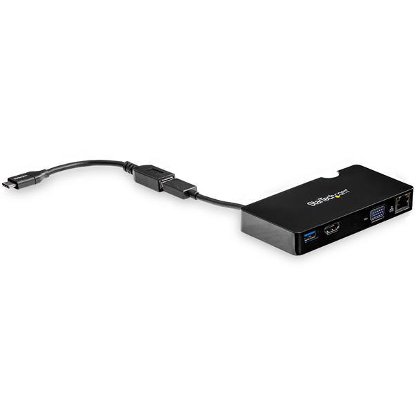 Startech.Com Usb 3.0 Multiport Adapter + Usb-C To Usb-A Cable - Hdmi & Vga - 1Xa