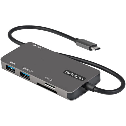 Startech.Com Usb C Multiport Adapter - Usb-C To 4K Hdmi, 100W Power Delivery Pass-Through,