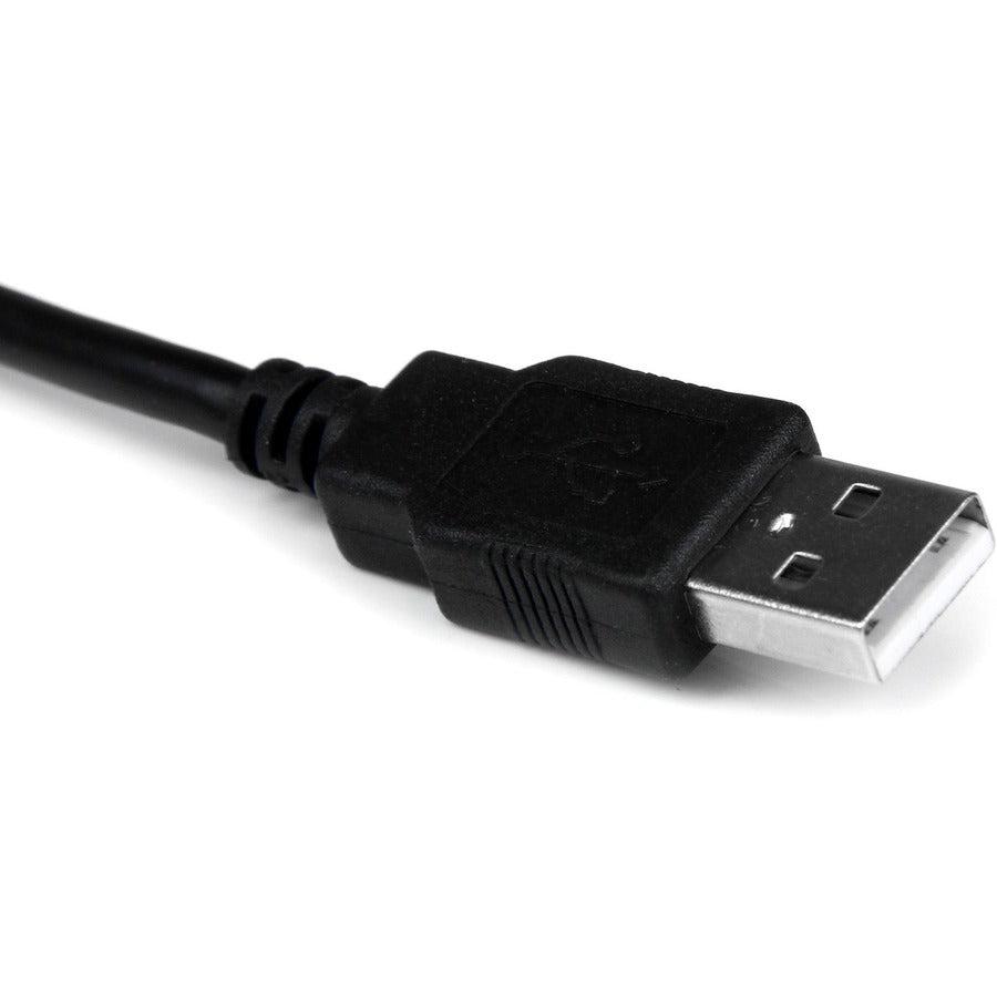 Startech.Com 1 Ft Usb To Rs232 Serial Db9 Adapter Cable With Com Retention
