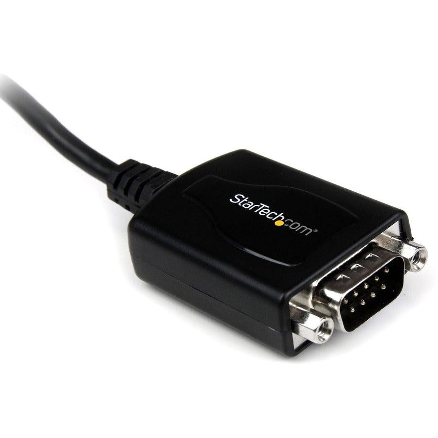 Startech.Com 1 Ft Usb To Rs232 Serial Db9 Adapter Cable With Com Retention