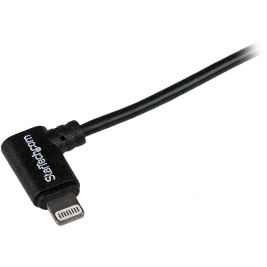 Startech.Com 1 M (3 Ft.) Usb To Lightning Cable - Right Angle Iphone / Ipad / Ipod Charger Cable -
