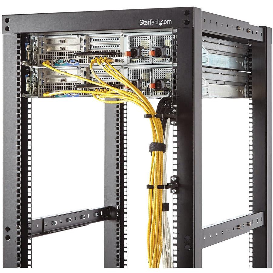 Startech.Com 1U Vertical Server Rack Cable Management D-Ring Hook - 2.2X3.9In (5.7X10Cm)