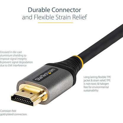 Startech.Com 6Ft (2M) Hdmi 2.1 Cable 8K - Certified Ultra High Speed Hdmi Cable 48Gbps - 8K