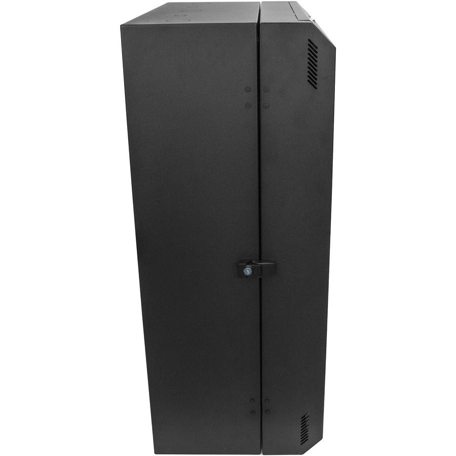 Startech.Com 8U 19" Vertical Wall Mount Server Rack Cabinet - Low Profile (15") - 30" Deep Locking