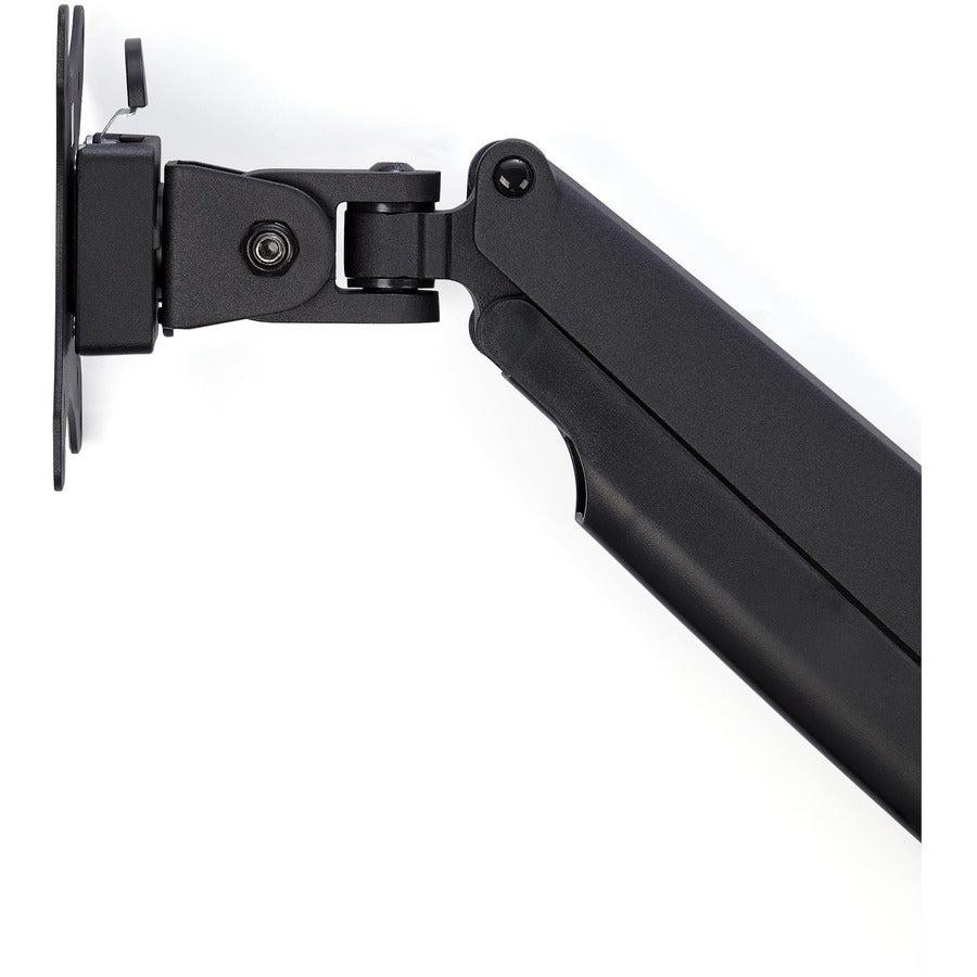 Startech.Com Desk Mount Monitor Arm - Heavy Duty Ergonomic Vesa Monitor Arm - Single 34" (20Lb) Display - Full Motion, Height Adjustable, Articulating - Aluminum - C-Clamp/Grommet- Black